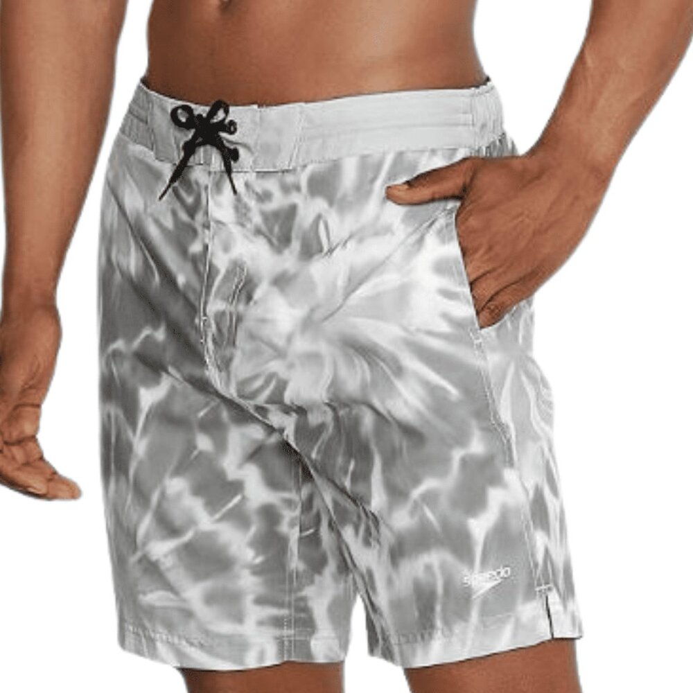 Speedo Mens Boardshorts Swim Trunks XXL 18" Knee Length Bondi Print Tides
